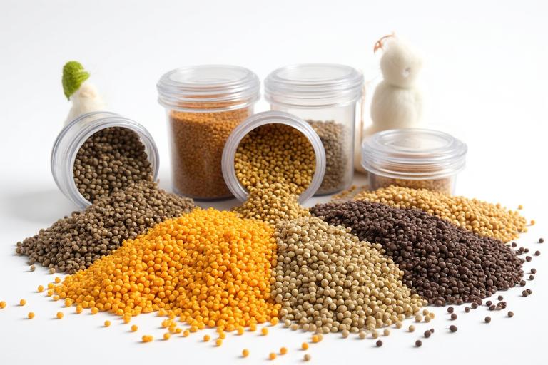 Alimentation spécifique pour oiseaux et poissons