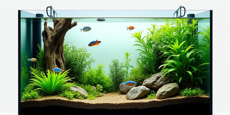 Aquarium eau douce avec installation complète