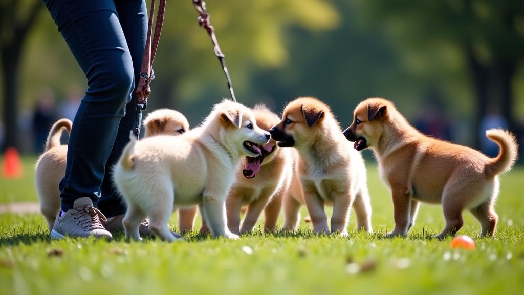 Cours de dressage et socialisation pour chiots à Paris